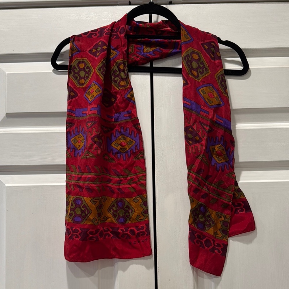Colorful Patterned Scarf - Picture 3 of 3